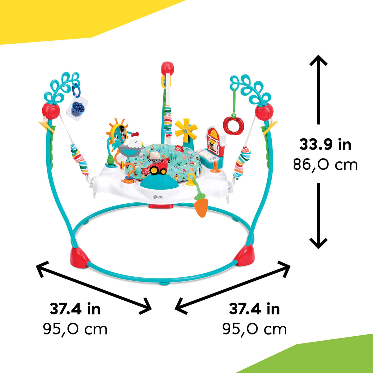 2-in-1 Baby Jumper Activity Center with Lights & Sounds H62227
