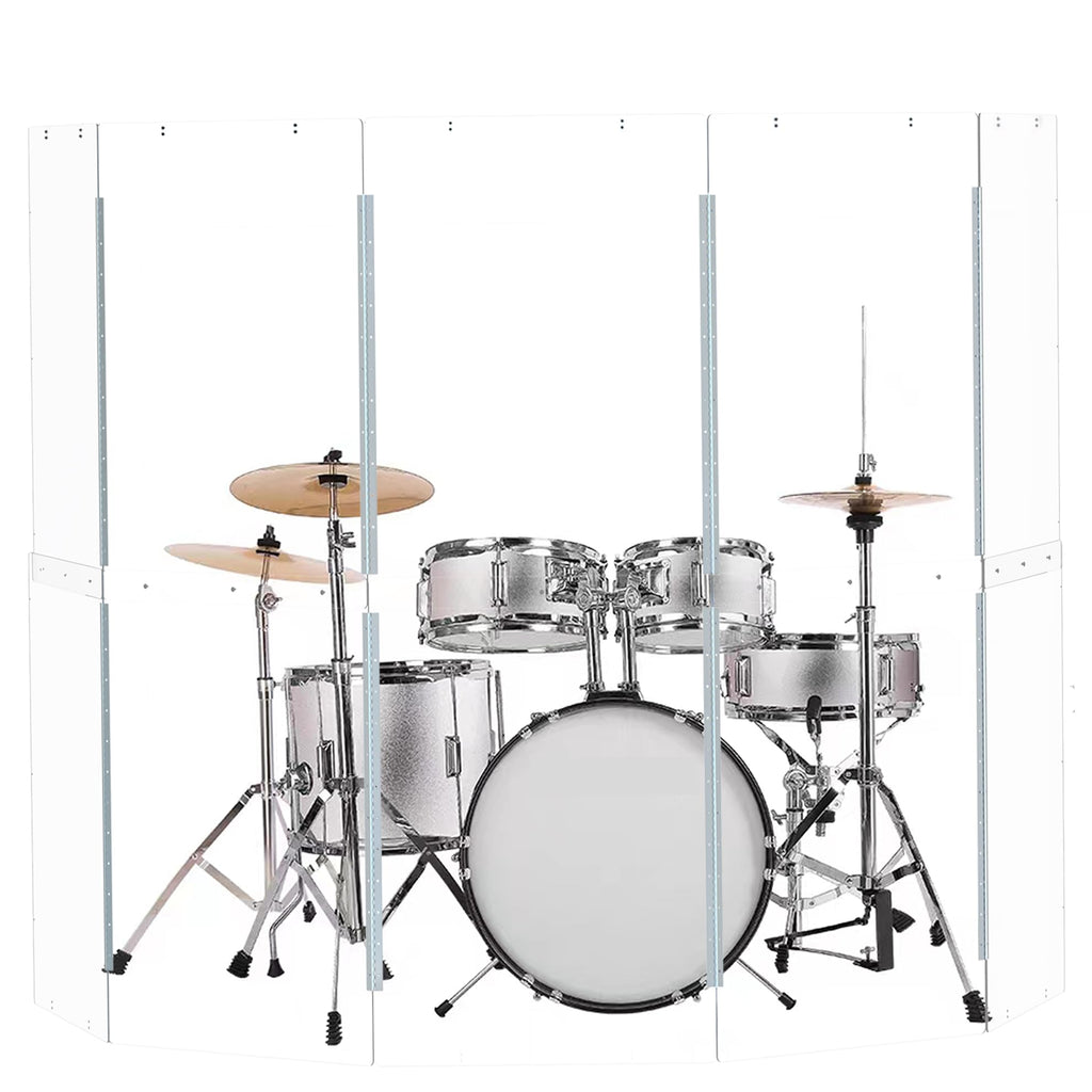 Portable Drum Shield Panels 5-Panels 2ft x 5ft N60129
