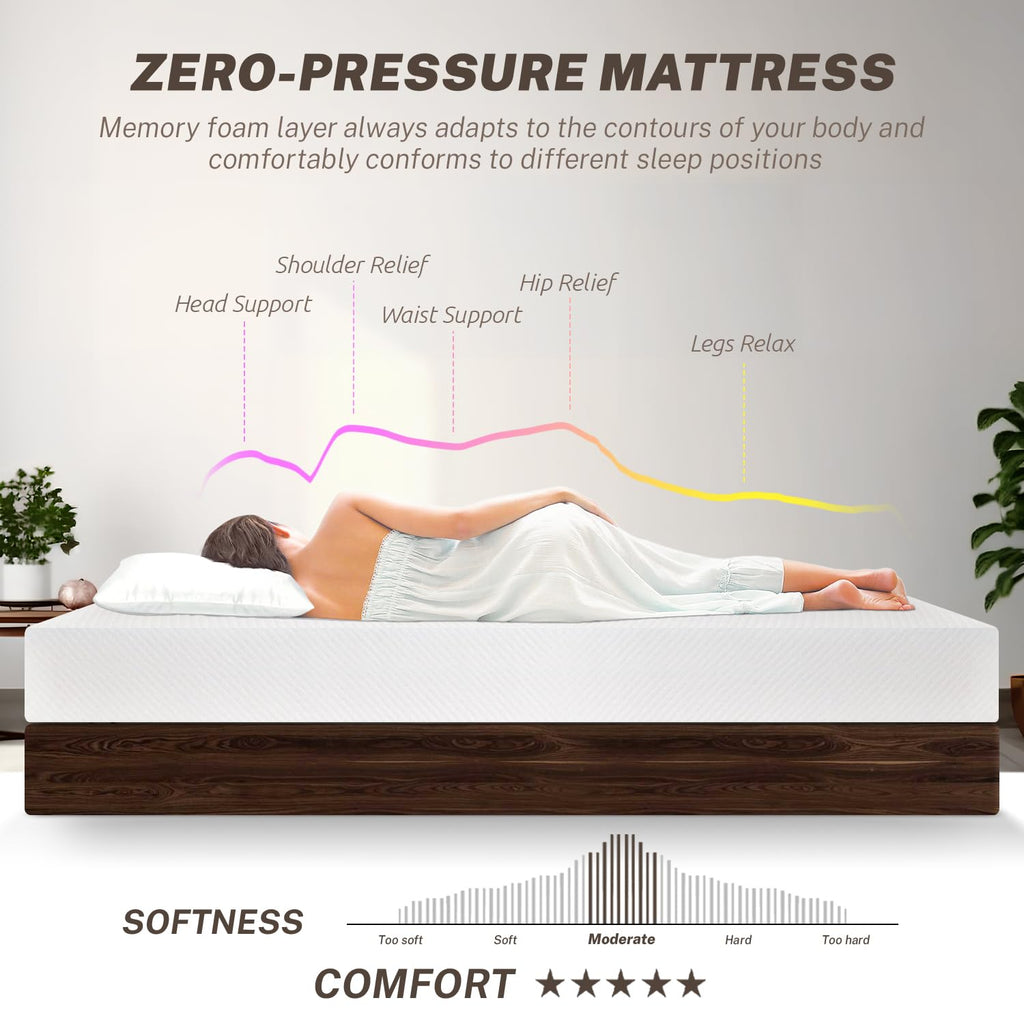 6 Inch Gel Memory Foam Mattress K851