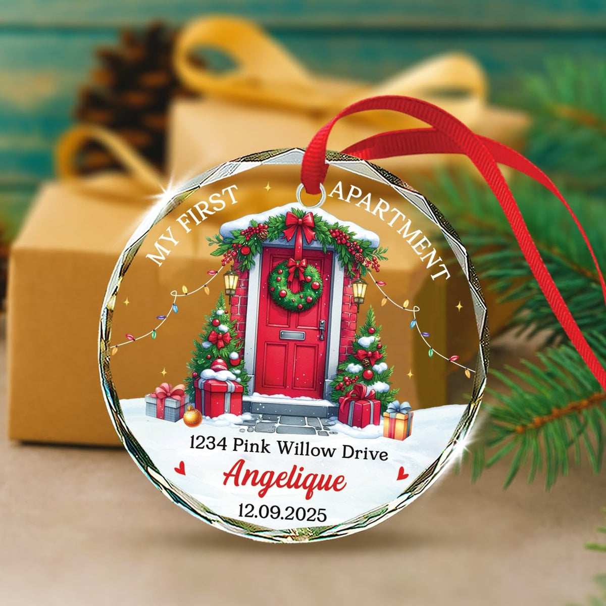 Glass Ornament Christmas 2026 X19191