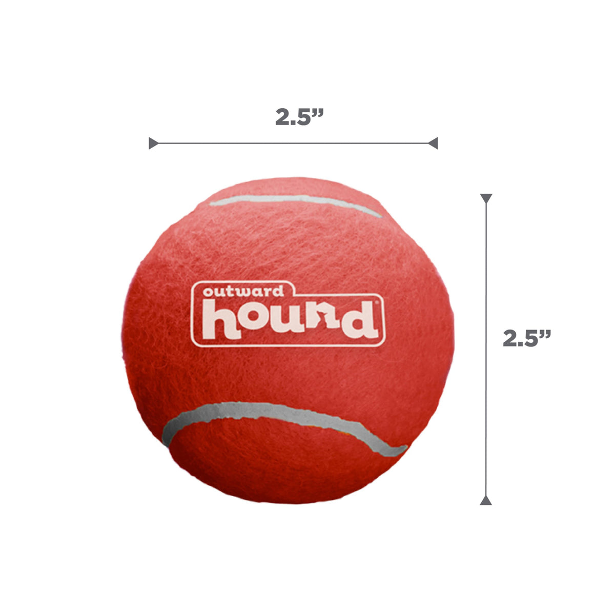 Squeaker Ballz Tennis Ball Dog Toy 4-Pack W8537