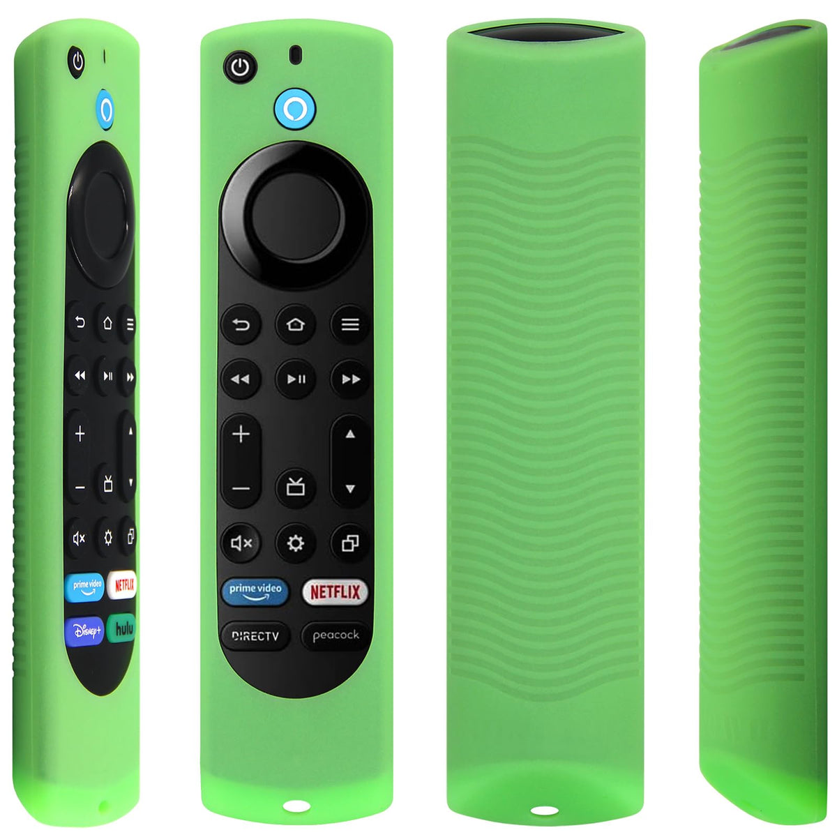 Silicone Remote Case 2pcs Nightglow Green and Blue C6492