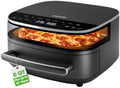 6 Quart Extra Large Air Fryer with 11-in-1 Cooking Presets Grey C9107