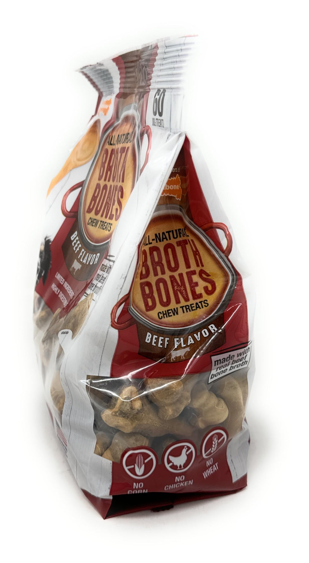 Beef Broth Bones for Dogs 60 Count E969