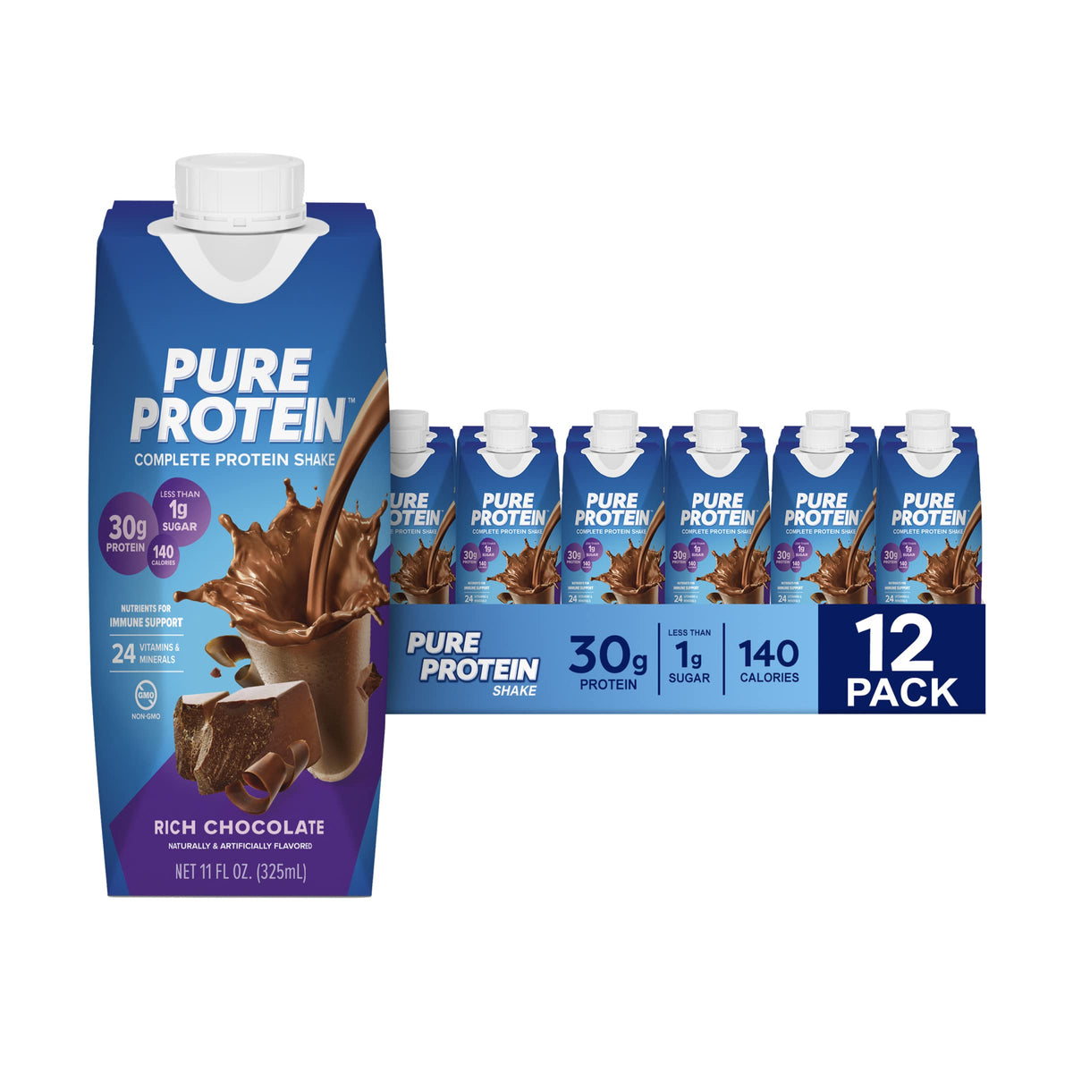 Chocolate Protein Shake & Bars, 12 Count L89027
