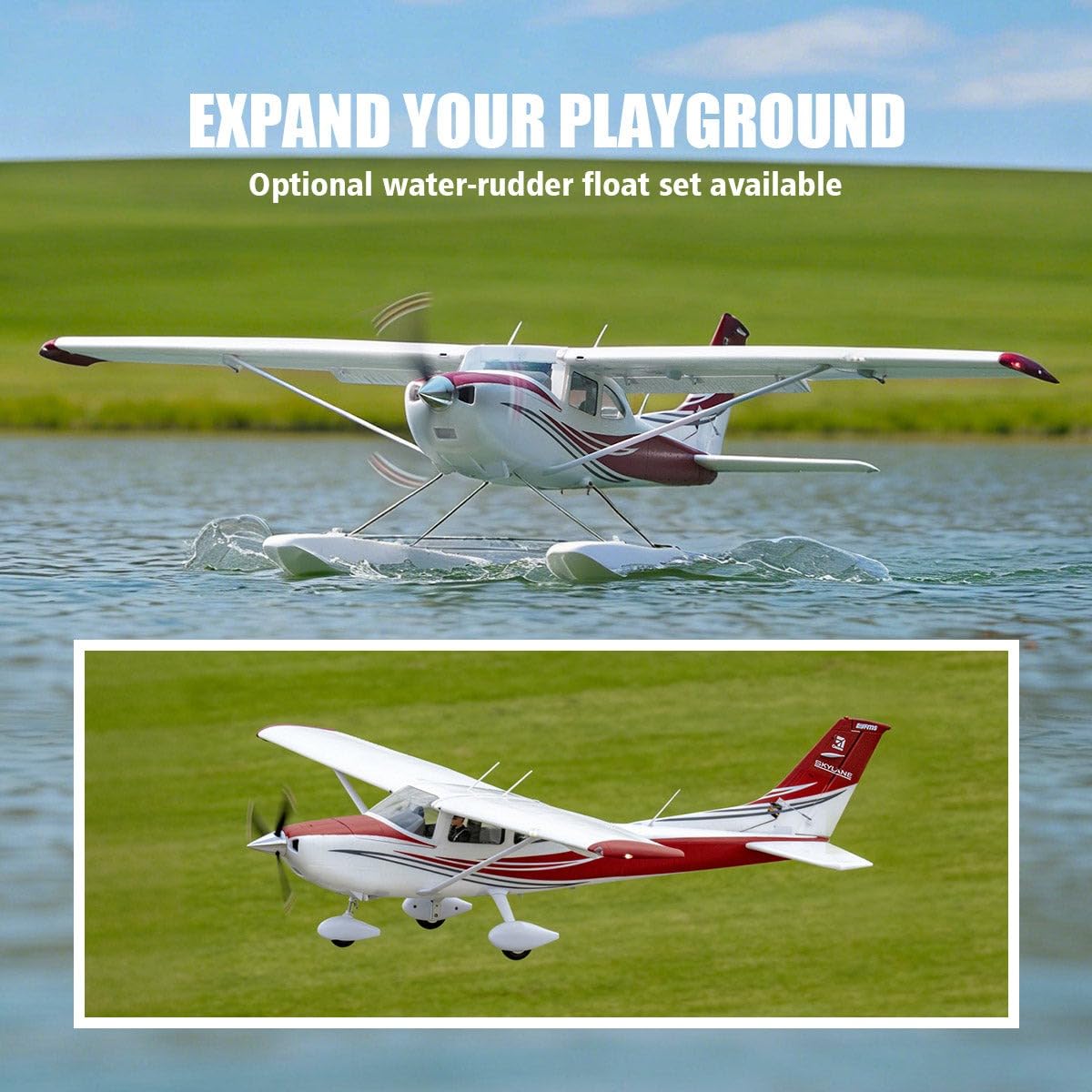 1500mm Cessna 182 Remote Control Airplane V23492