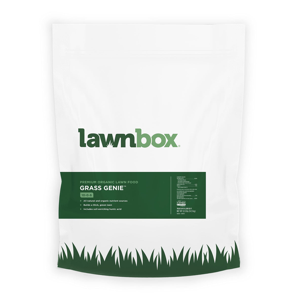 10-0-6 Organic Grass Fertilizer 32 lb Bag H280