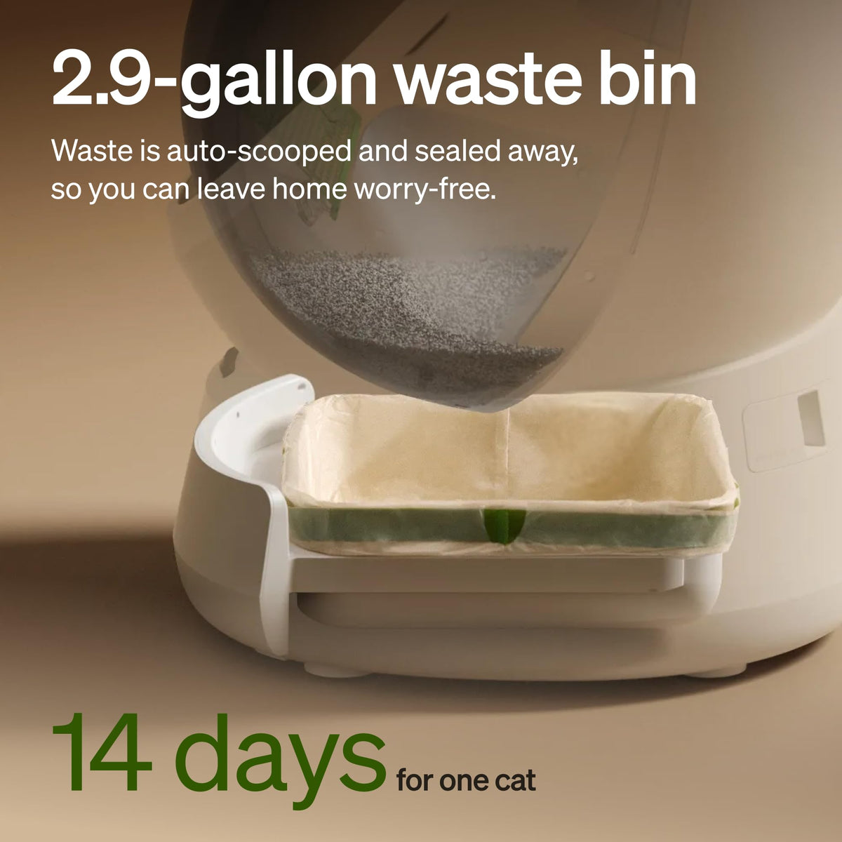 Automatic Self Cleaning Litter Box with AI Camera K54032