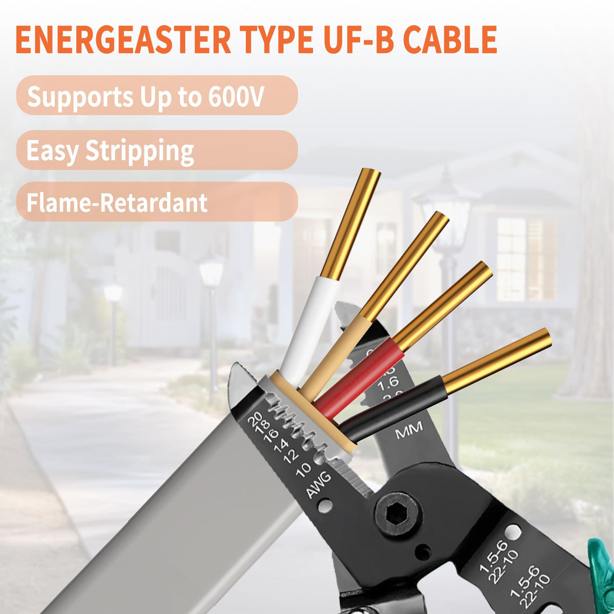 10/3 UF-B 100FT Underground Feeder Cable G892