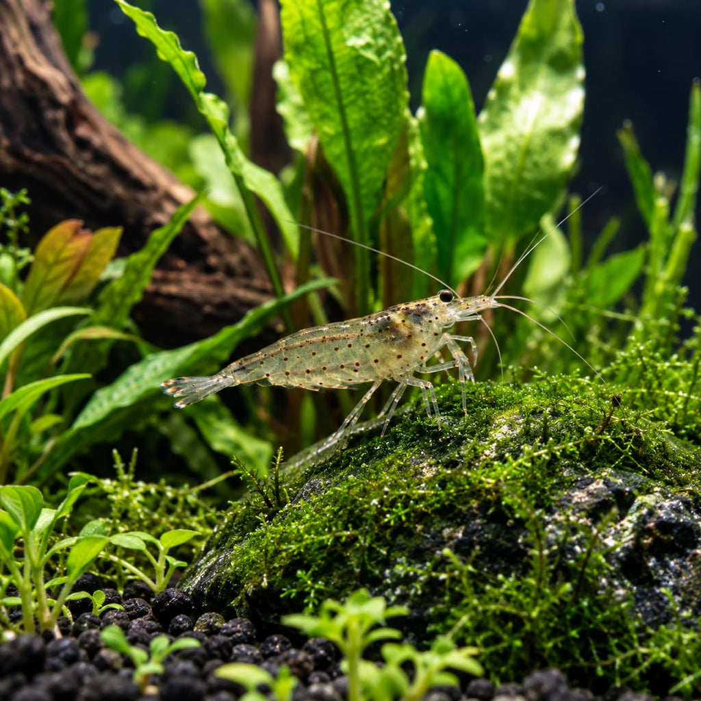 10 Freshwater Aquarium Shrimp Live E4055