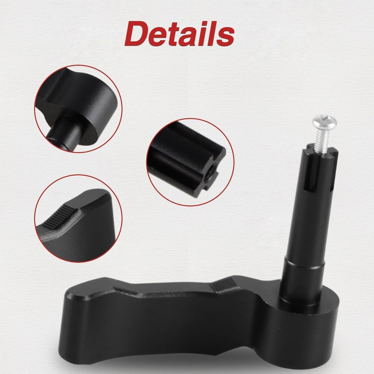 Black Aluminum Thumb Throttle Control Lever E244610