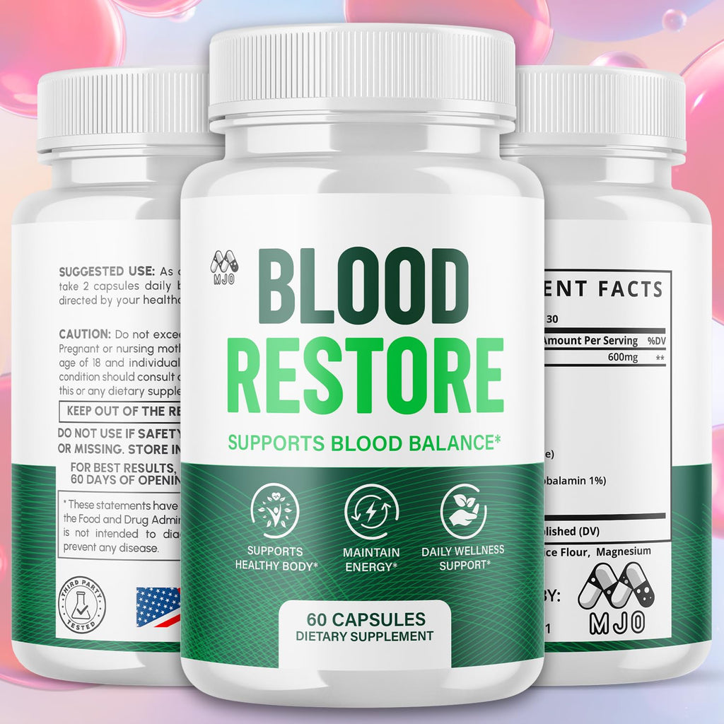 All Natural Blood Health Support Capsules 60 Capsules G310