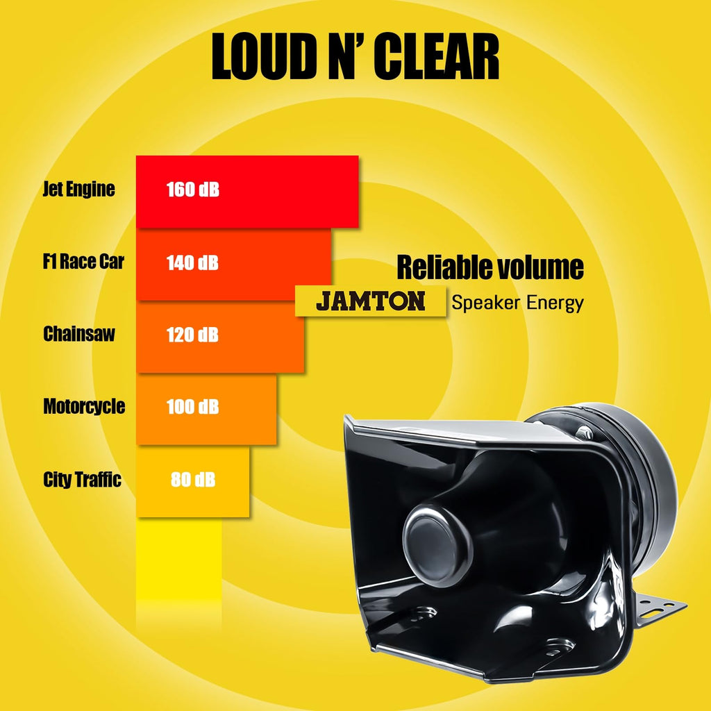 12V 400W 9 Tones Emergency Siren PA System with Microphone K477847