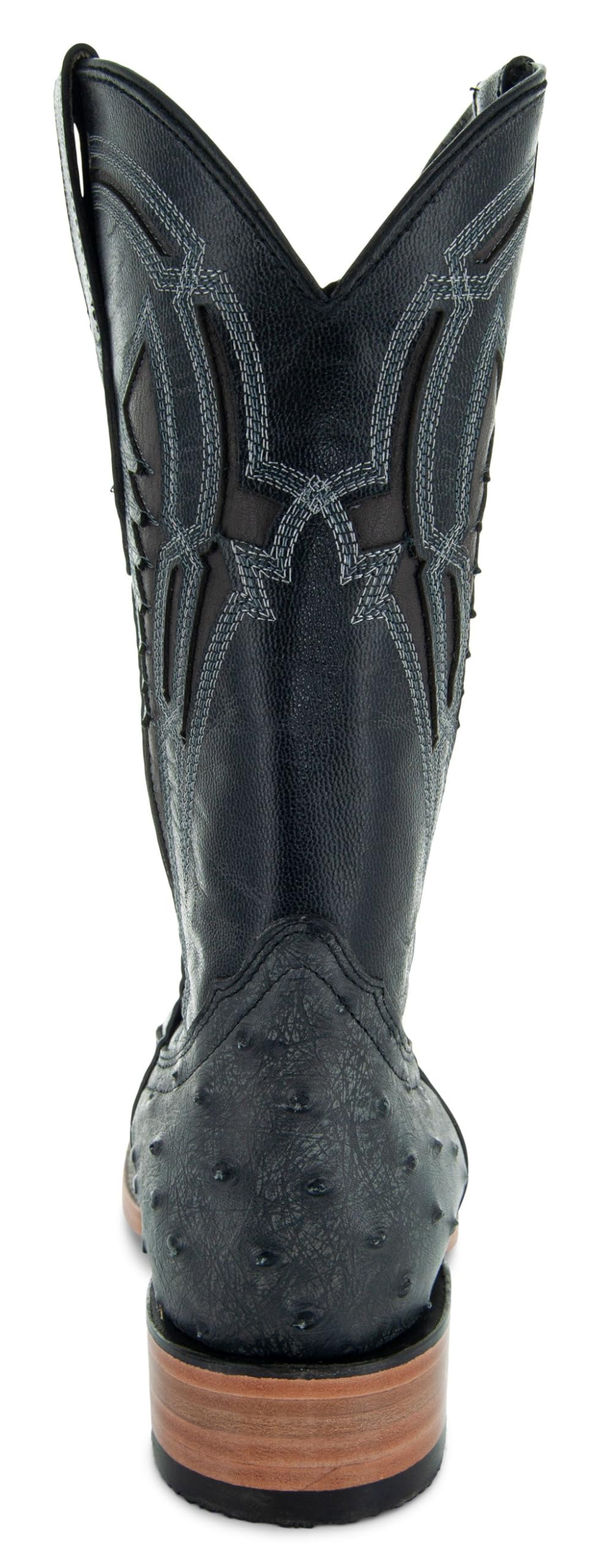 Ostrich Print Cowboy Boots Y688117