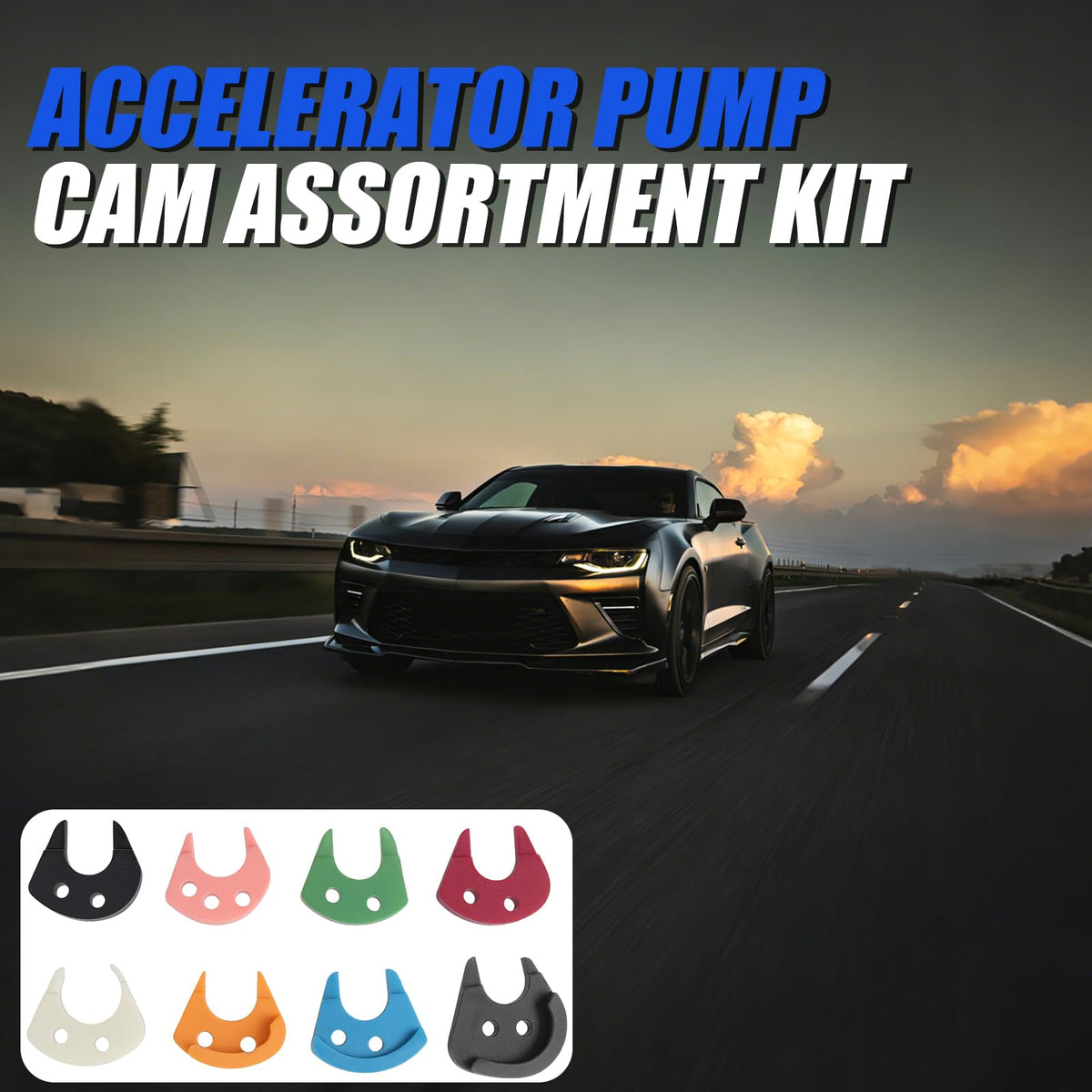 8-Piece Accelerator Pump Cam Assortment Kit G269