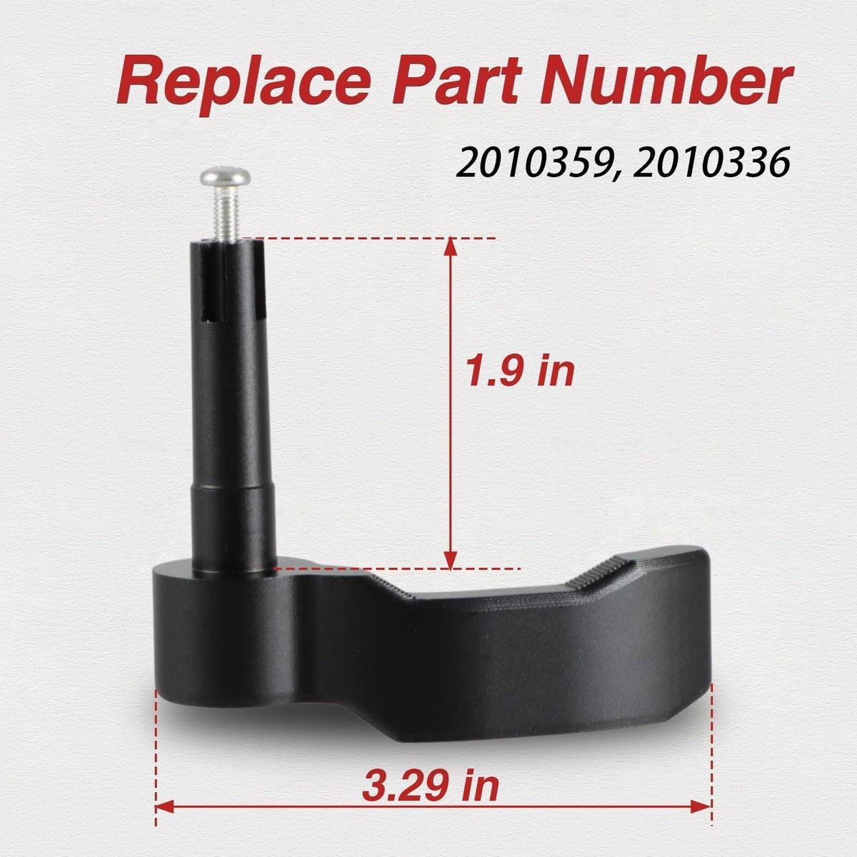 Black Aluminum Thumb Throttle Control Lever E244610