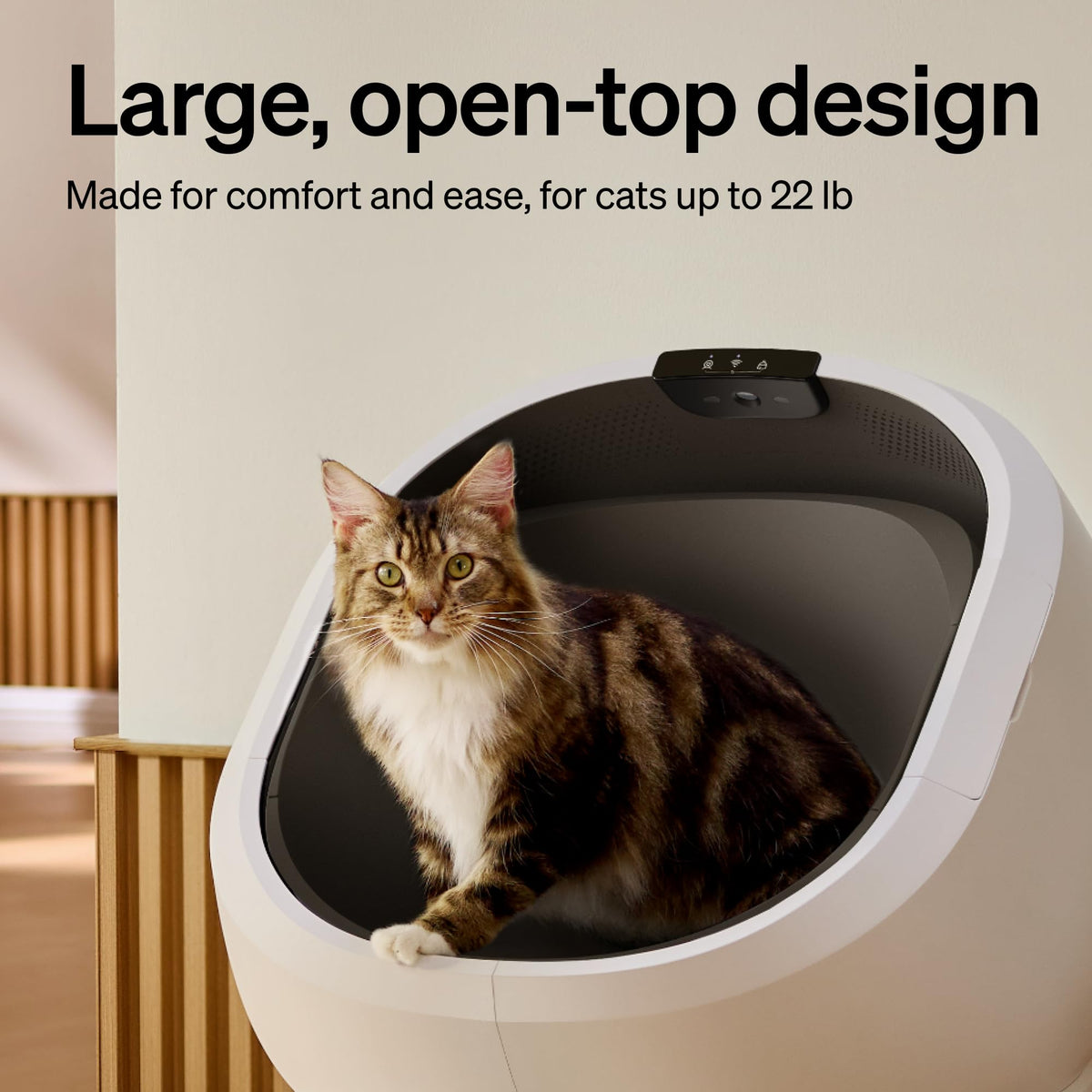 Automatic Self Cleaning Litter Box with AI Camera K54032