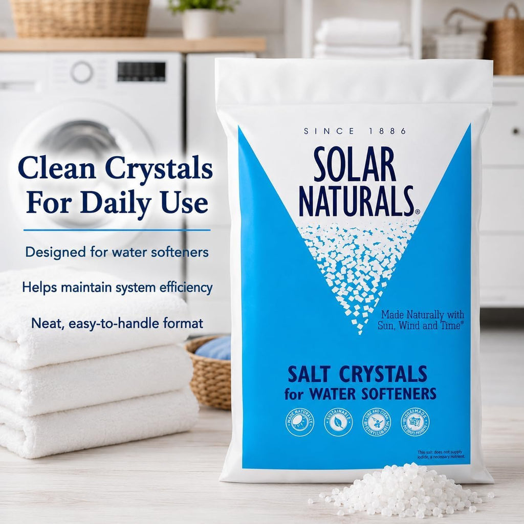 40 lb Natural Solar Salt Crystals P93007