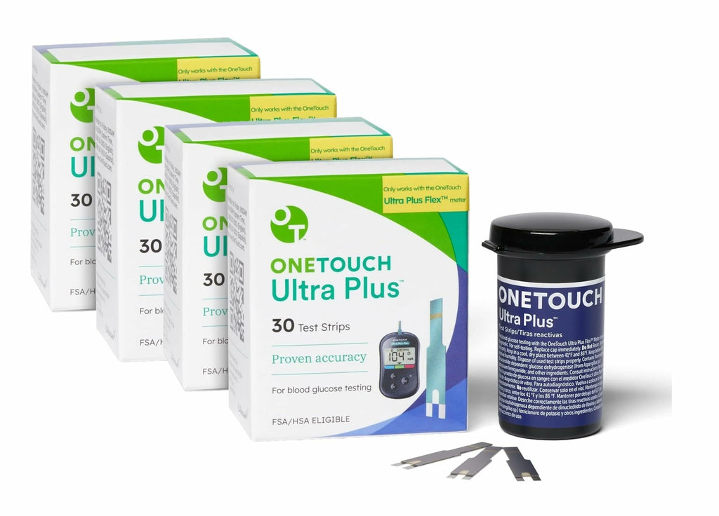 Blood Glucose Test Strips 30 Count 4 Pack O46710