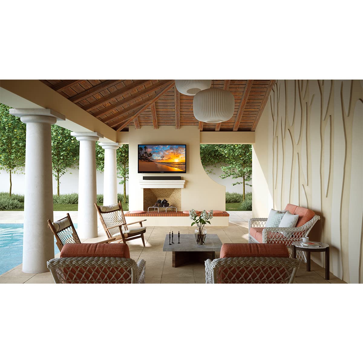 55-Inch 4K Weatherproof Outdoor Smart TV with HDR10 F192673