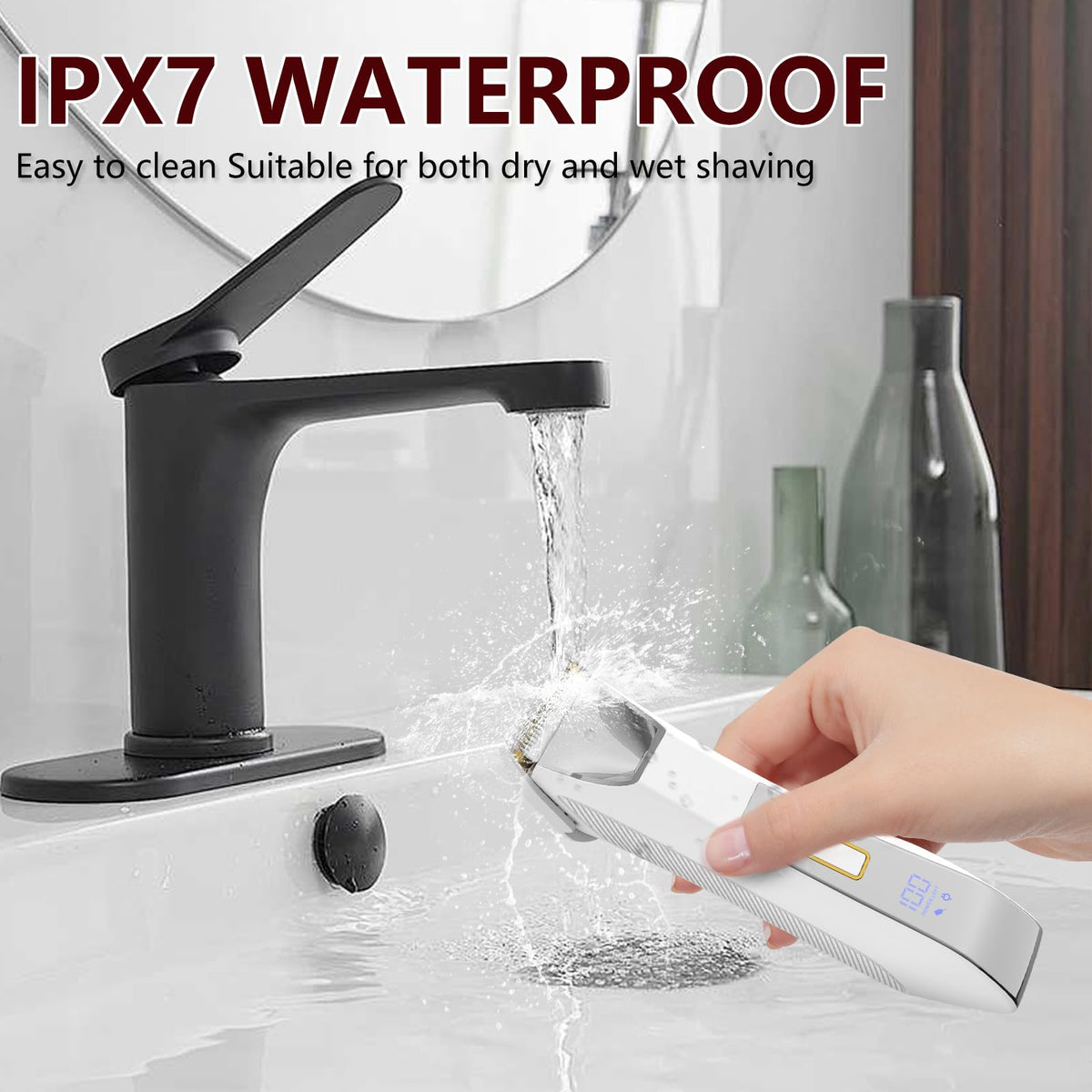 2-in-1 Waterproof Bikini Trimmer C439