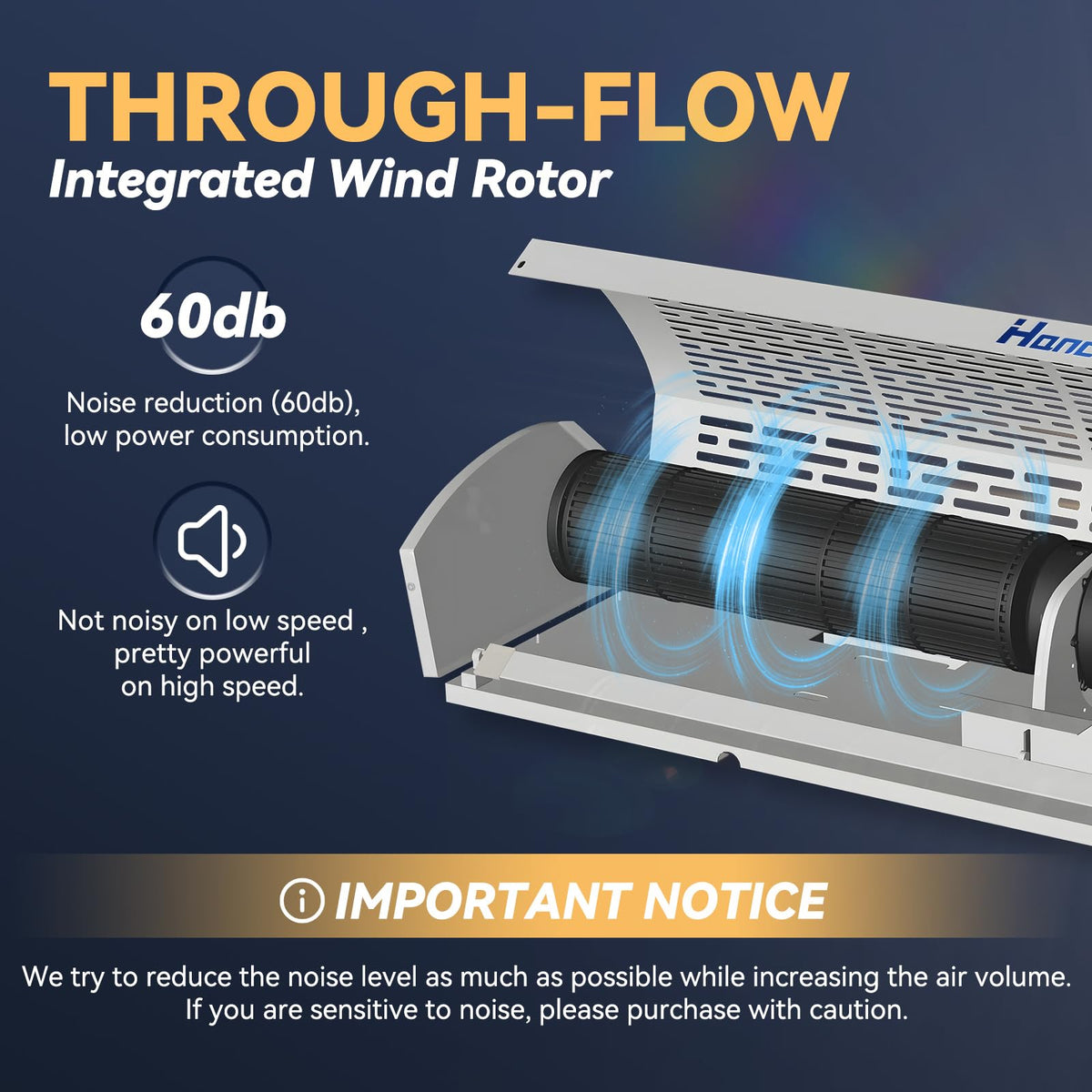 36 Inch 2 Speeds Air Curtain D502816
