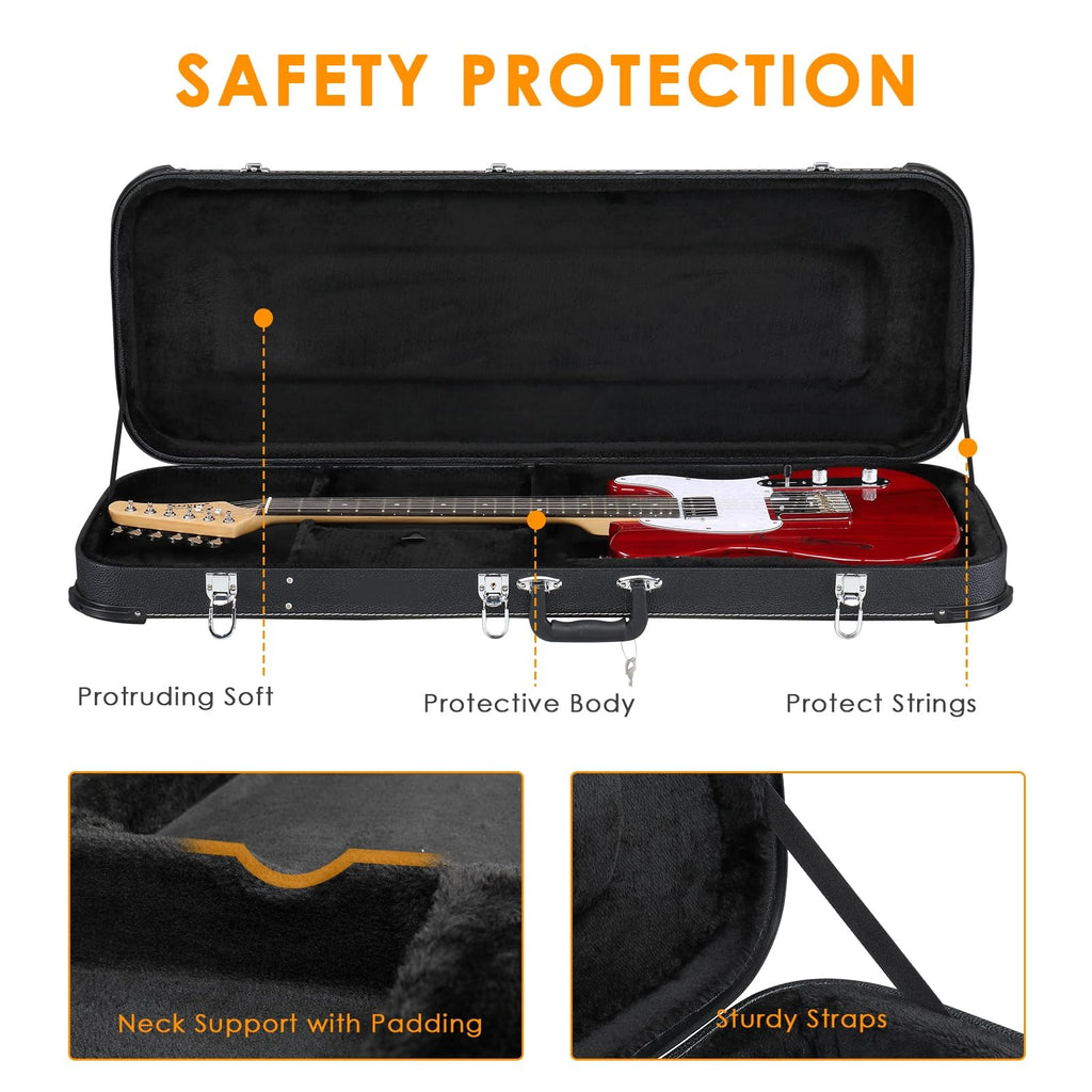 Black Electric Guitar Hard Case G617140