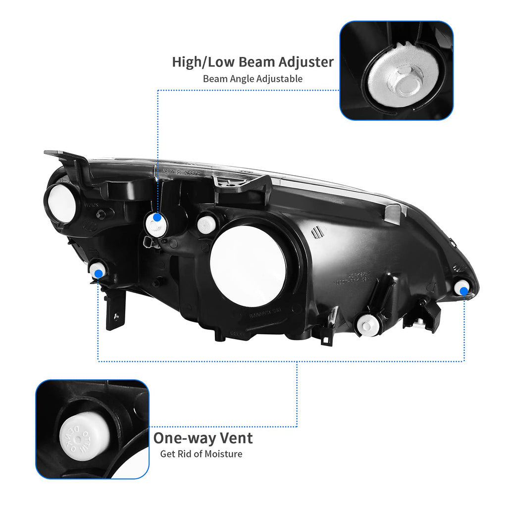 Headlight Assembly Chrome G8946