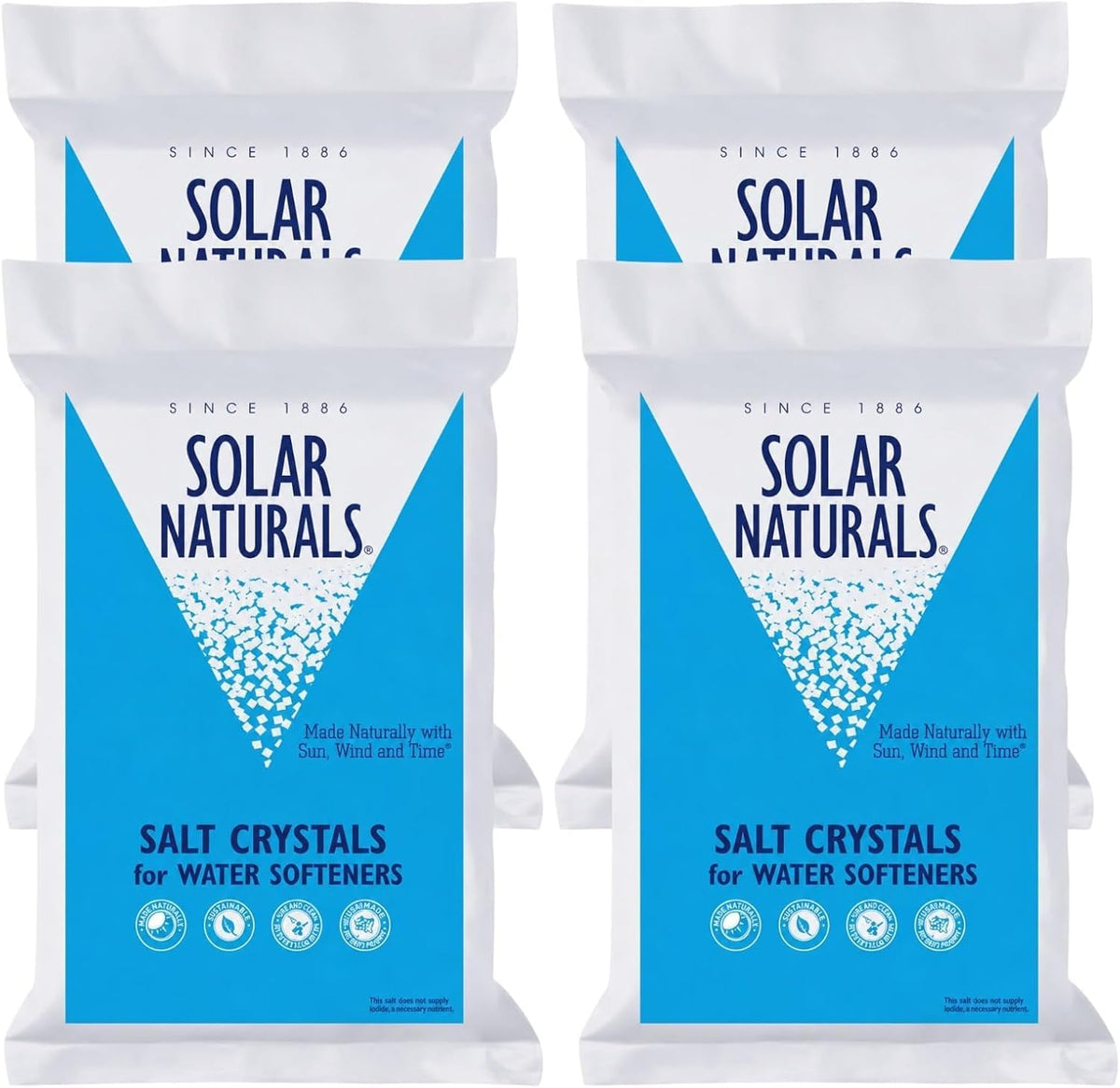 40 lb Natural Solar Salt Crystals P93007