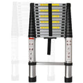 Aluminum Telescopic Extension Ladder 330 lbs Capacity 14.5FT I551124
