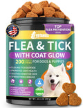 Dog Flea and Tick Prevention Chewables H8655
