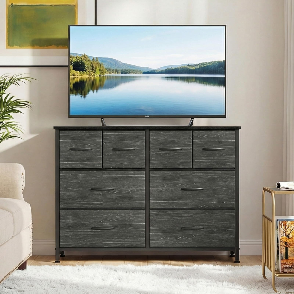 8 Fabric Drawer Dresser U49545