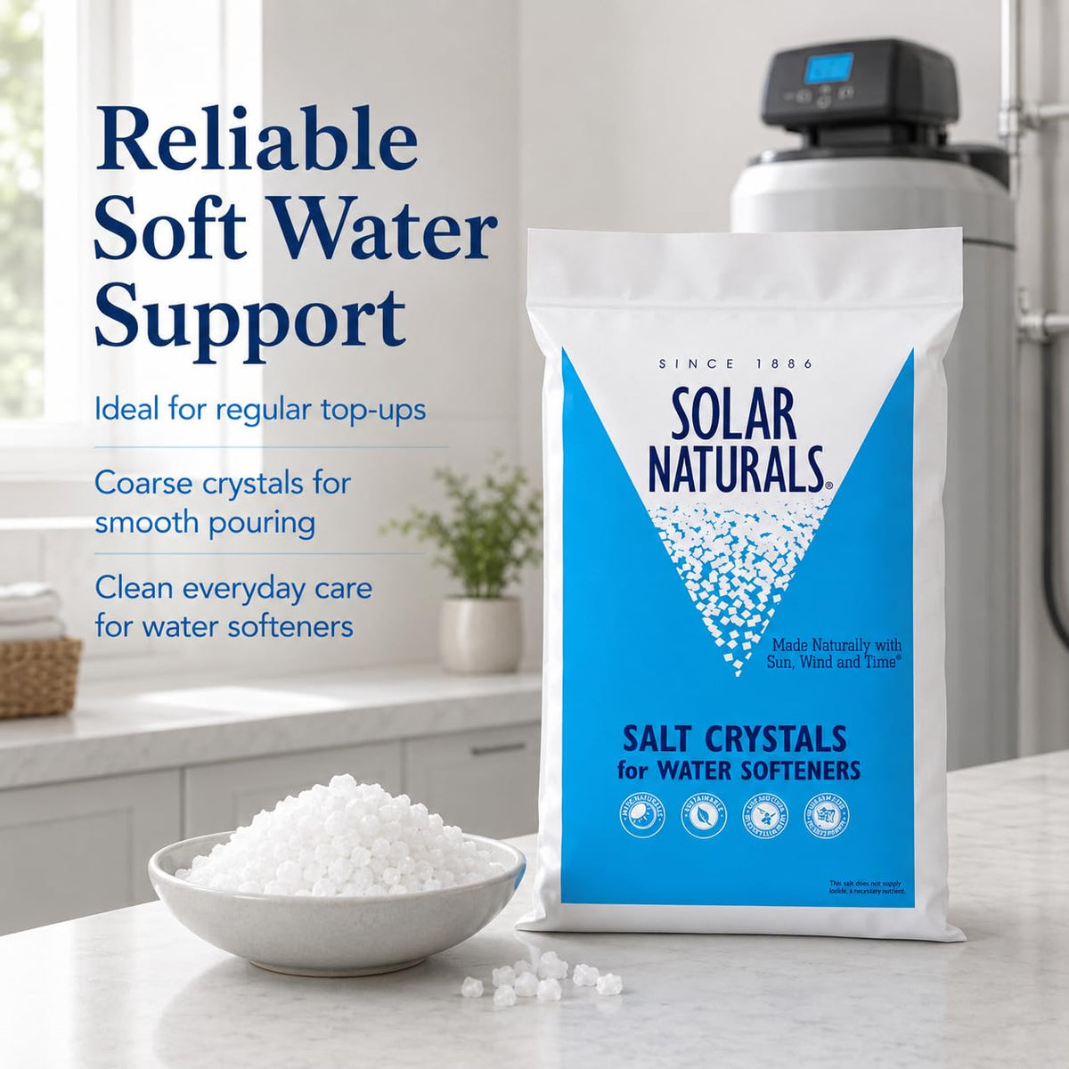 Natural Salt Crystals 40lb 4-Pack G38512