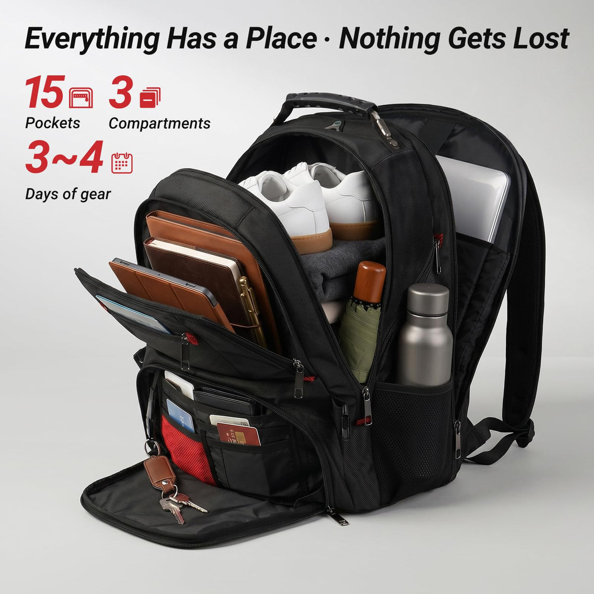 Large Heavy Duty Laptop Backpack Y26973