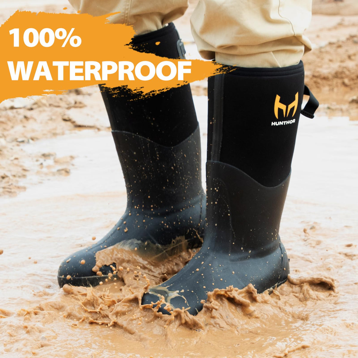 Steel Toe Rubber Work Boots P83843