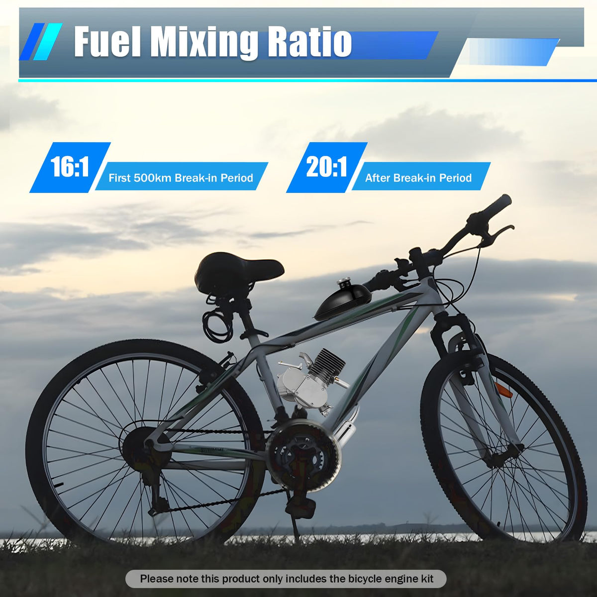 100CC 2-Stroke Air-Cooling Bicycle Engine Kit G4774