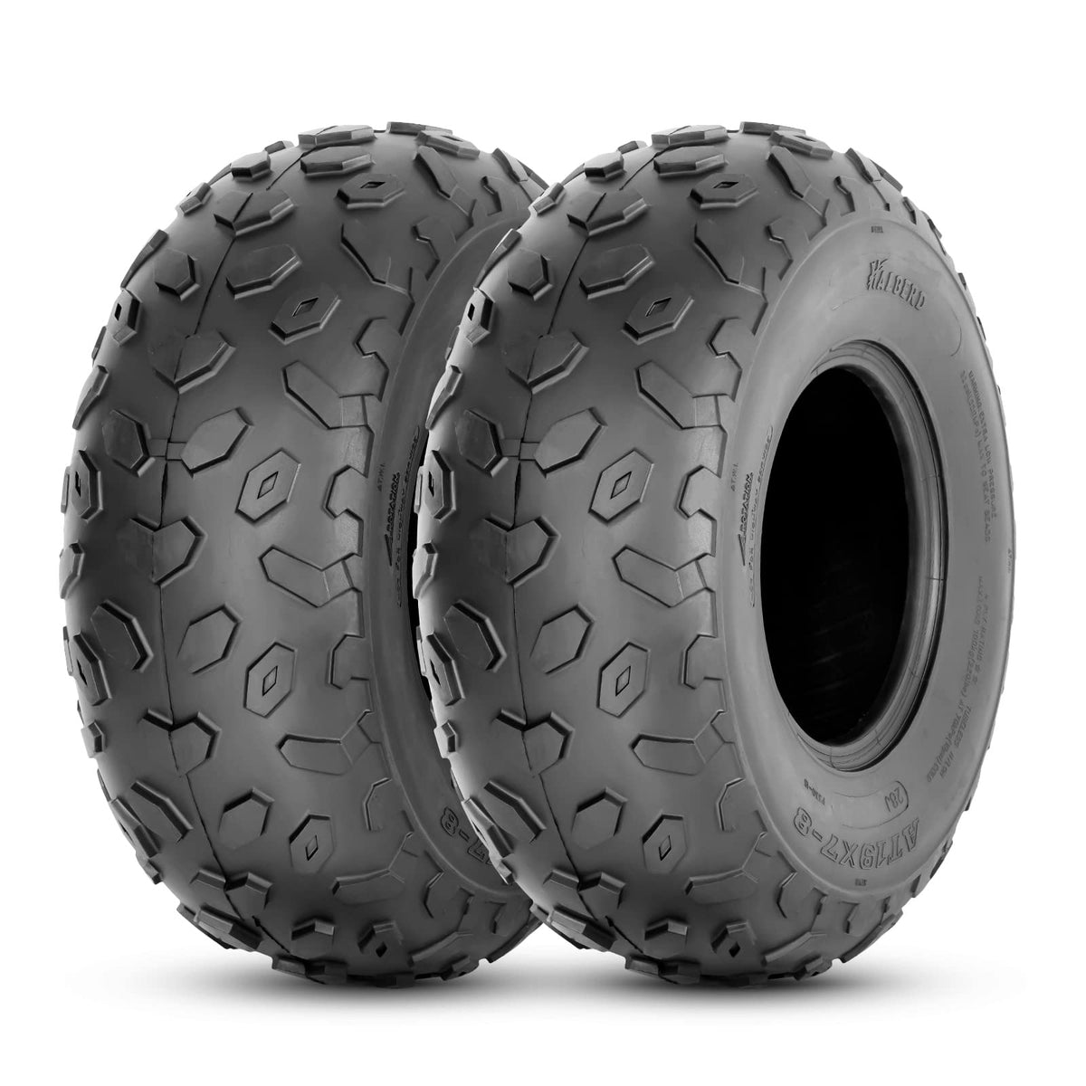 19x7-8 ATV UTV Tires Set of 2 Tubeless F11072