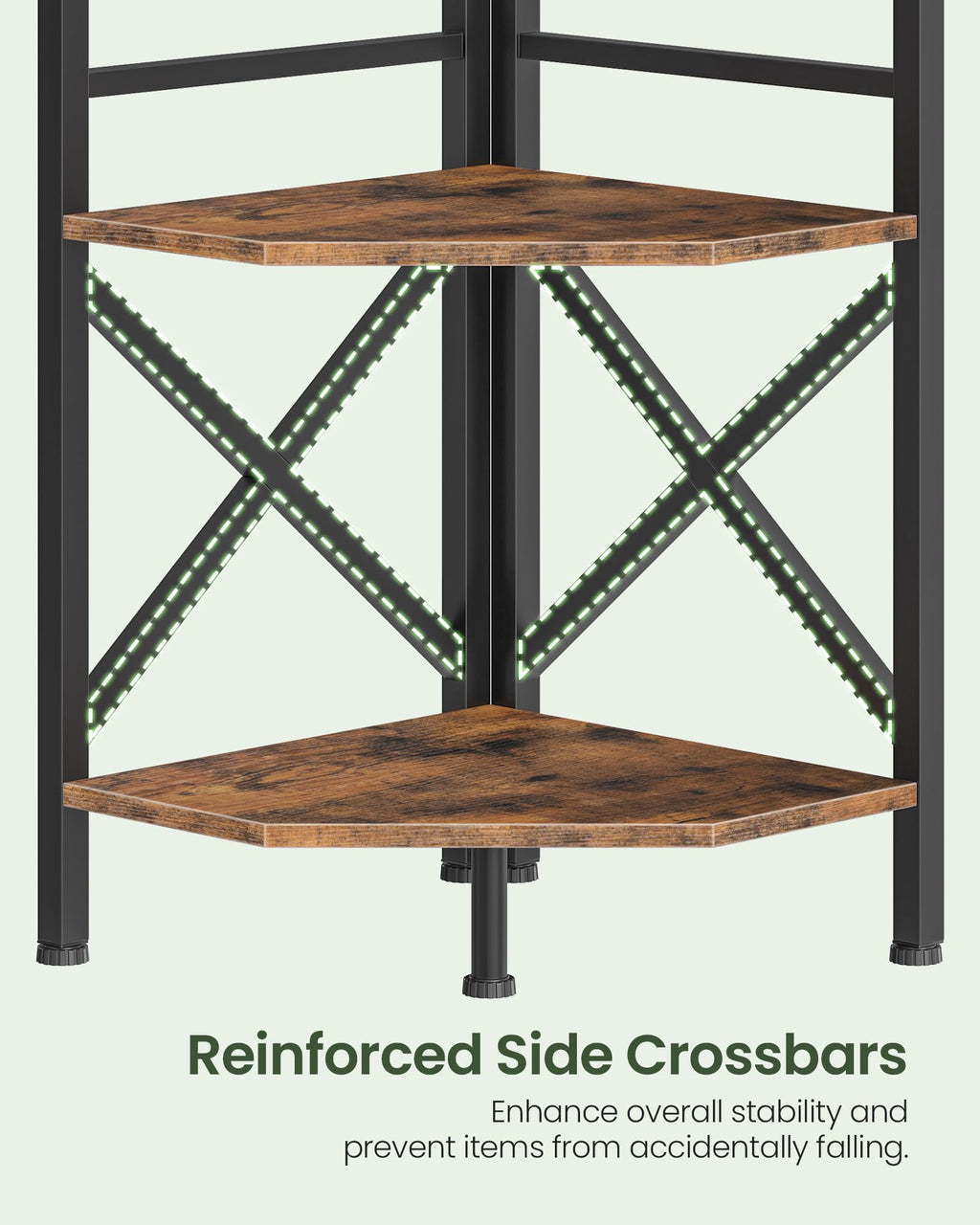 69.3" 5-Tier Corner Bookshelf Q7940