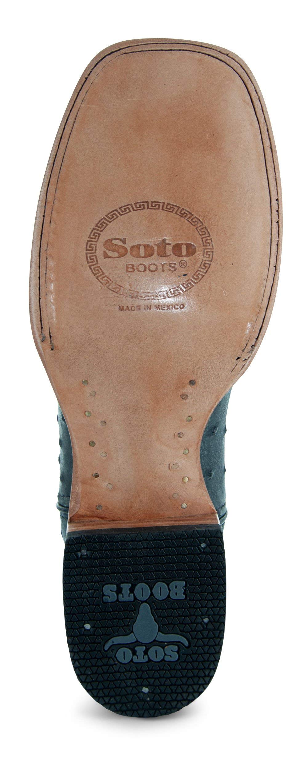 Ostrich Print Cowboy Boots Y688117
