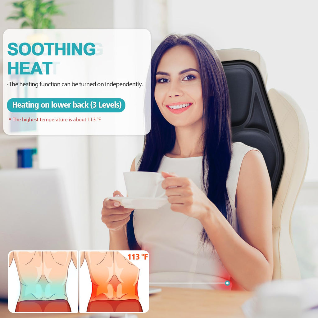 Heated Massage Seat Cushion Pad S40357