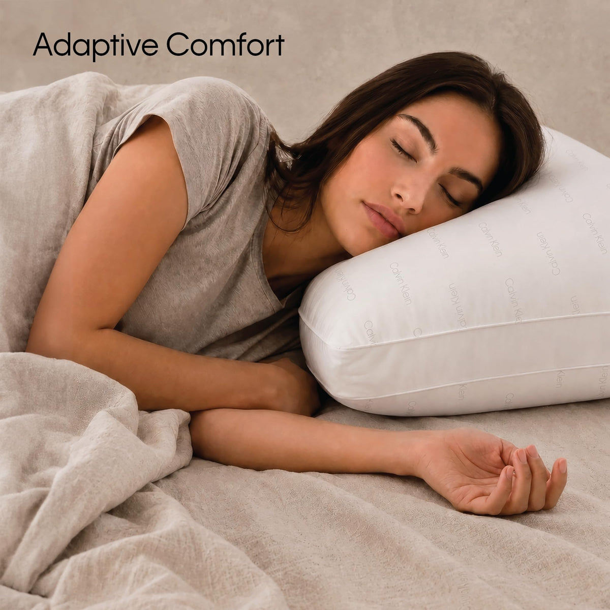 Queen Size Set of 2 Medium Soft Pillows W121994
