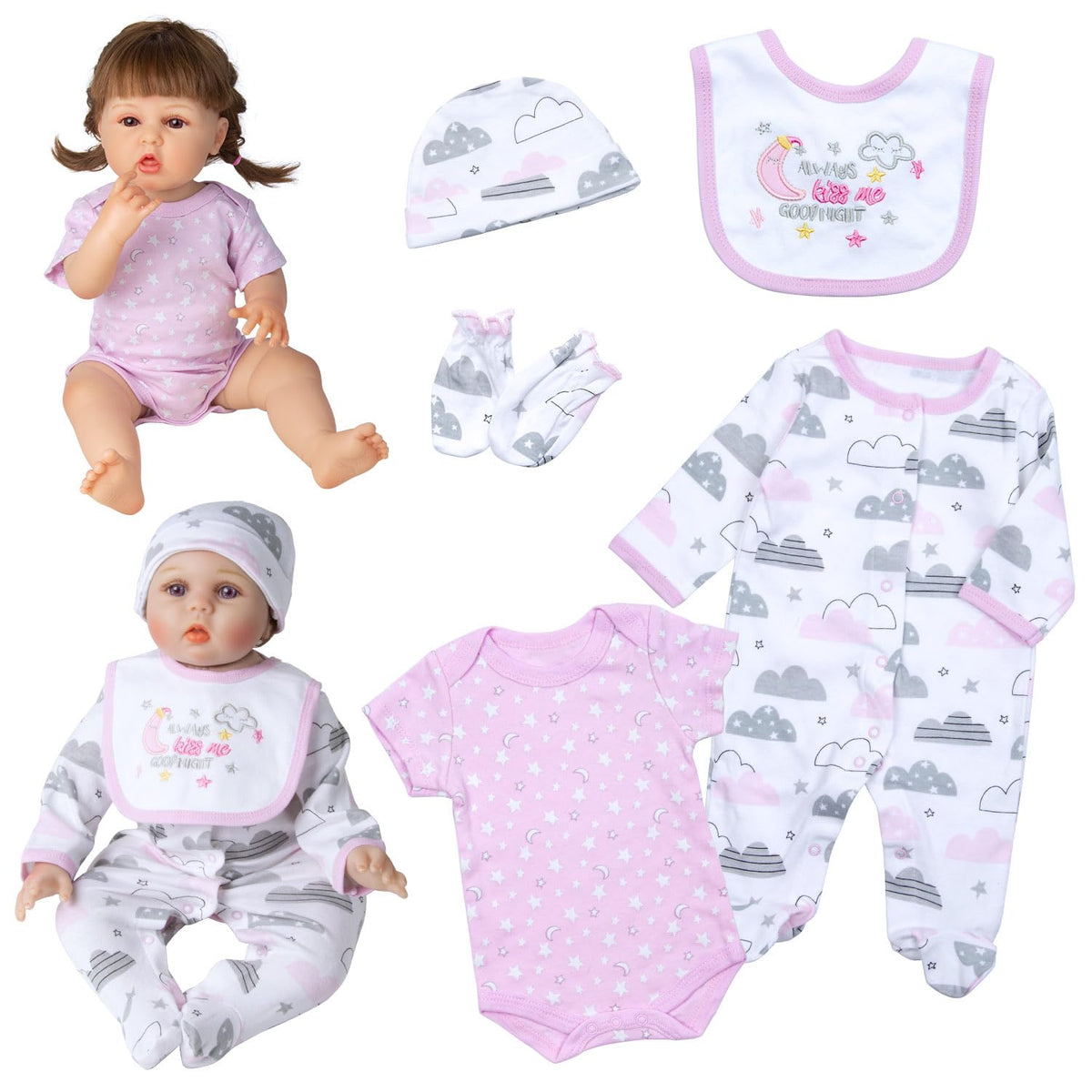 Reborn Baby Doll Clothes 20-22 Inch K28817