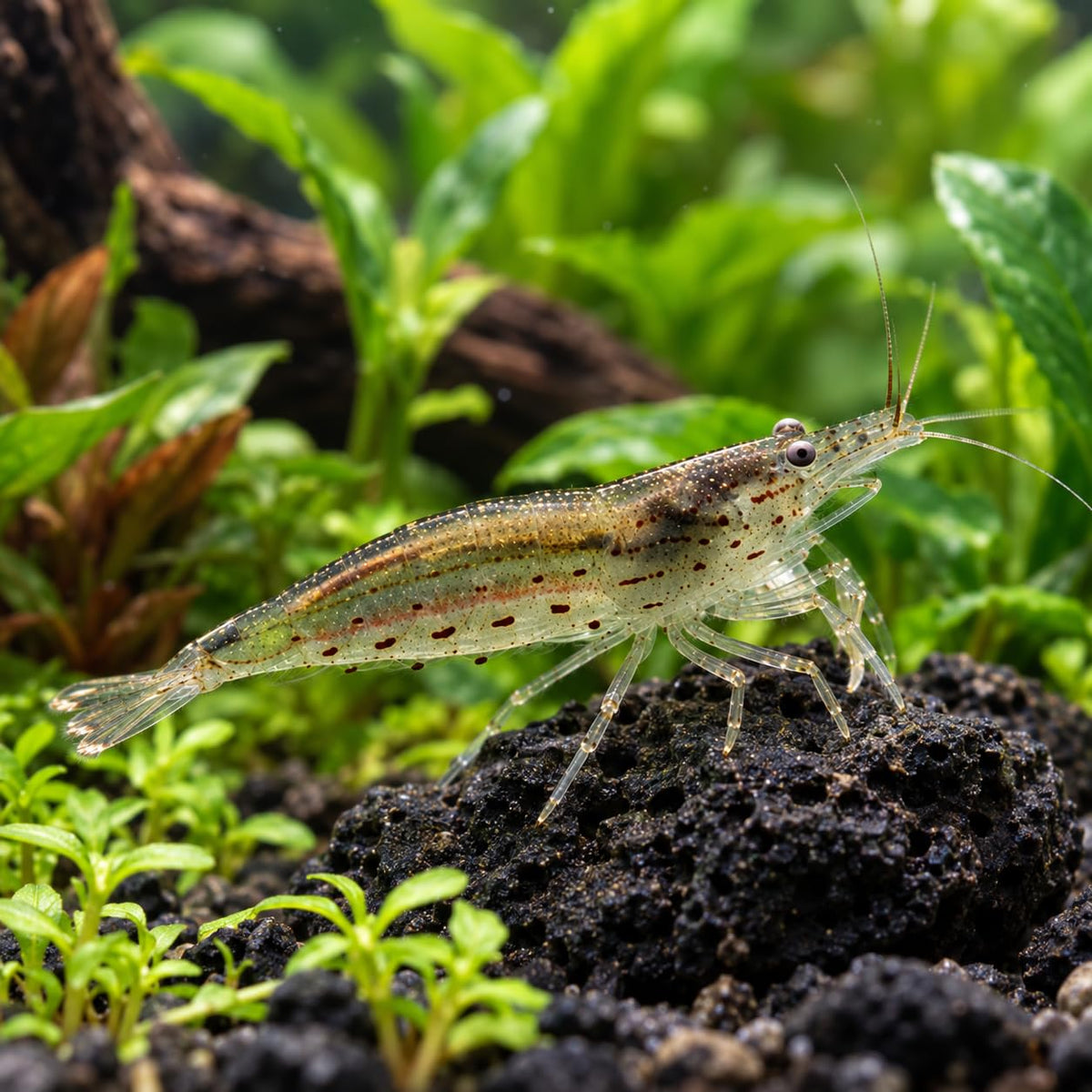 10 Freshwater Aquarium Shrimp Live E4055