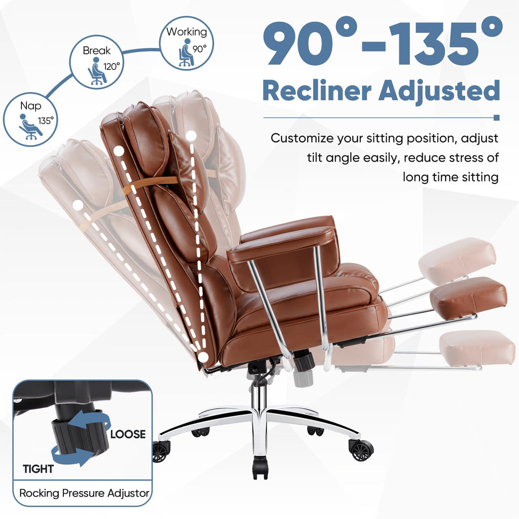 Ergonomic PU Leather Office Chair Q757