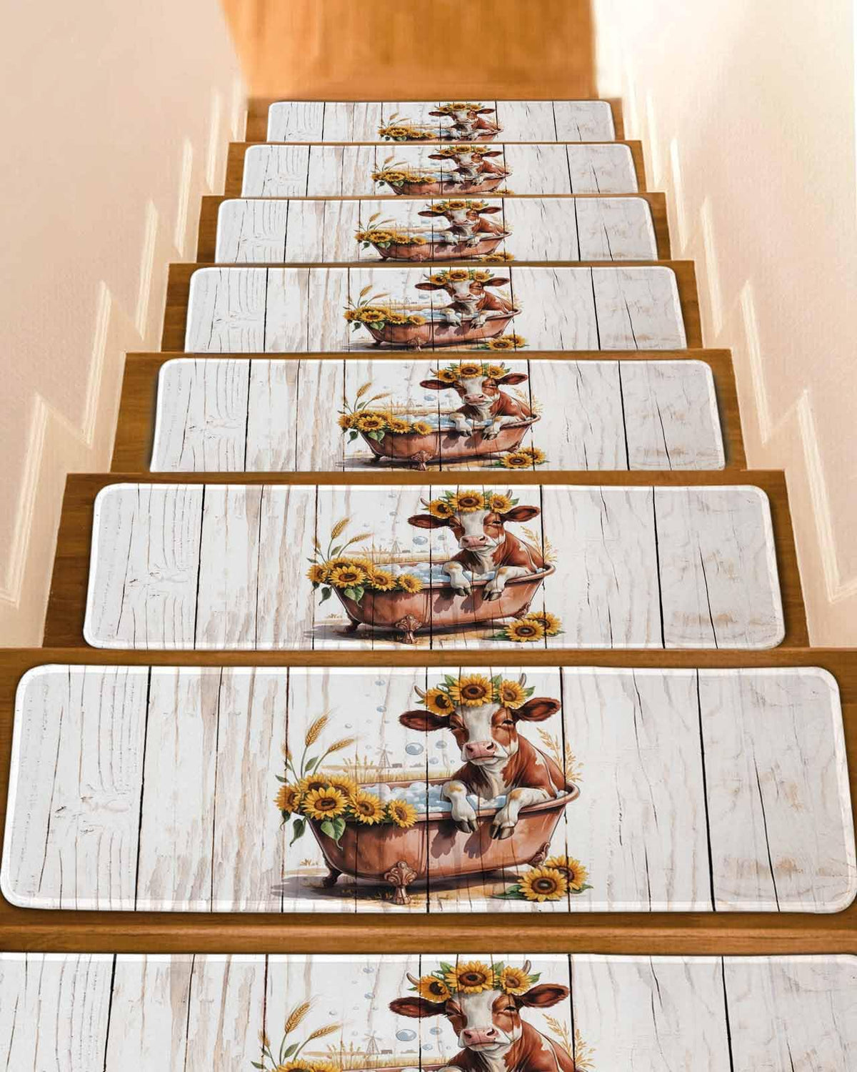 15 Pack Non Slip Carpet Stair Treads 8x30 inch N37367