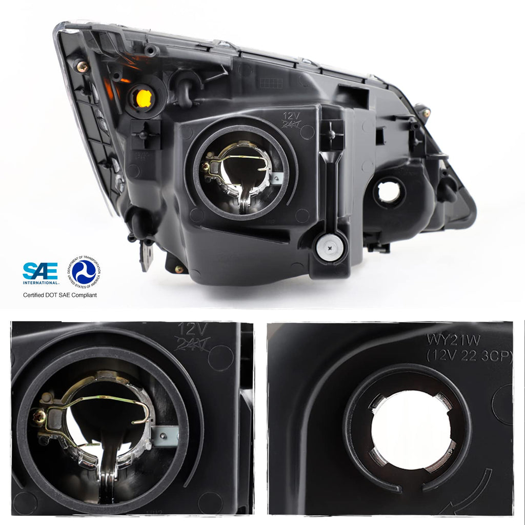 Black Headlights Pair G185