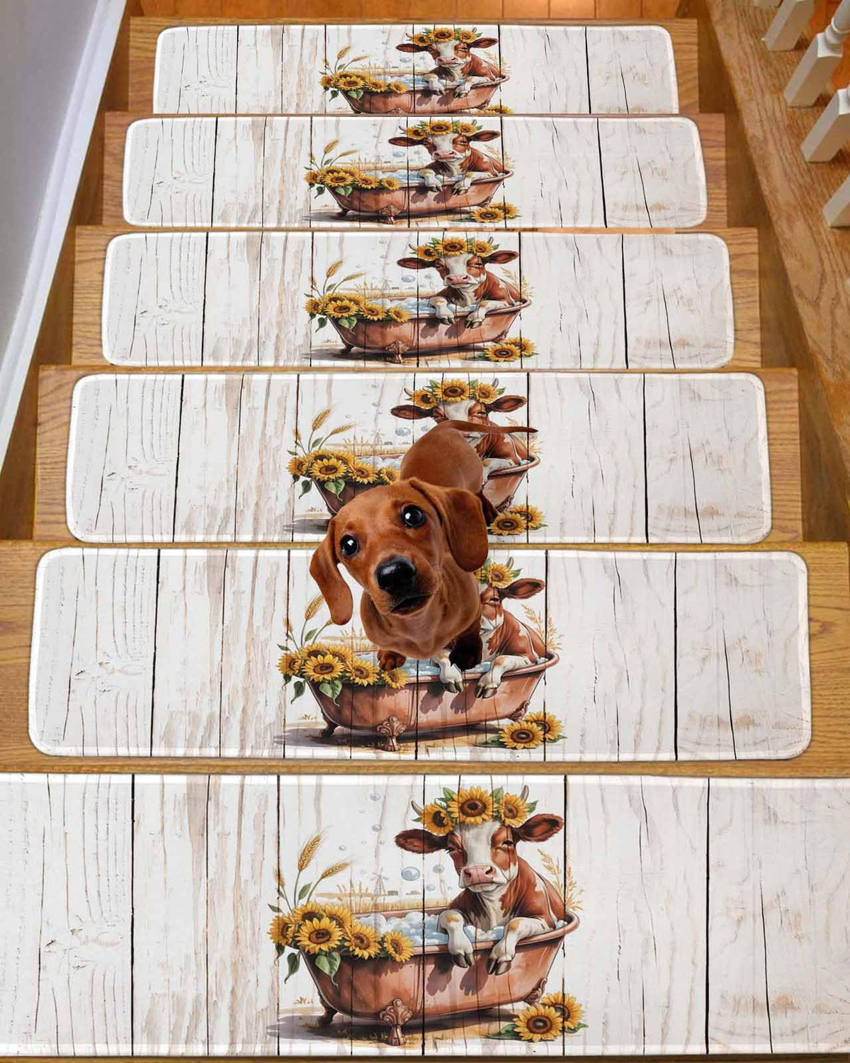 15 Pack Non Slip Carpet Stair Treads 8x30 inch N37367
