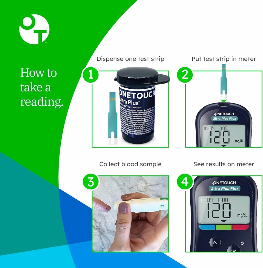 Blood Glucose Test Strips 30 Count 4 Pack O46710