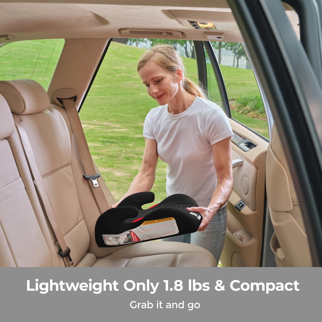 Black Backless Booster Car Seat, Pack of 2 I7271