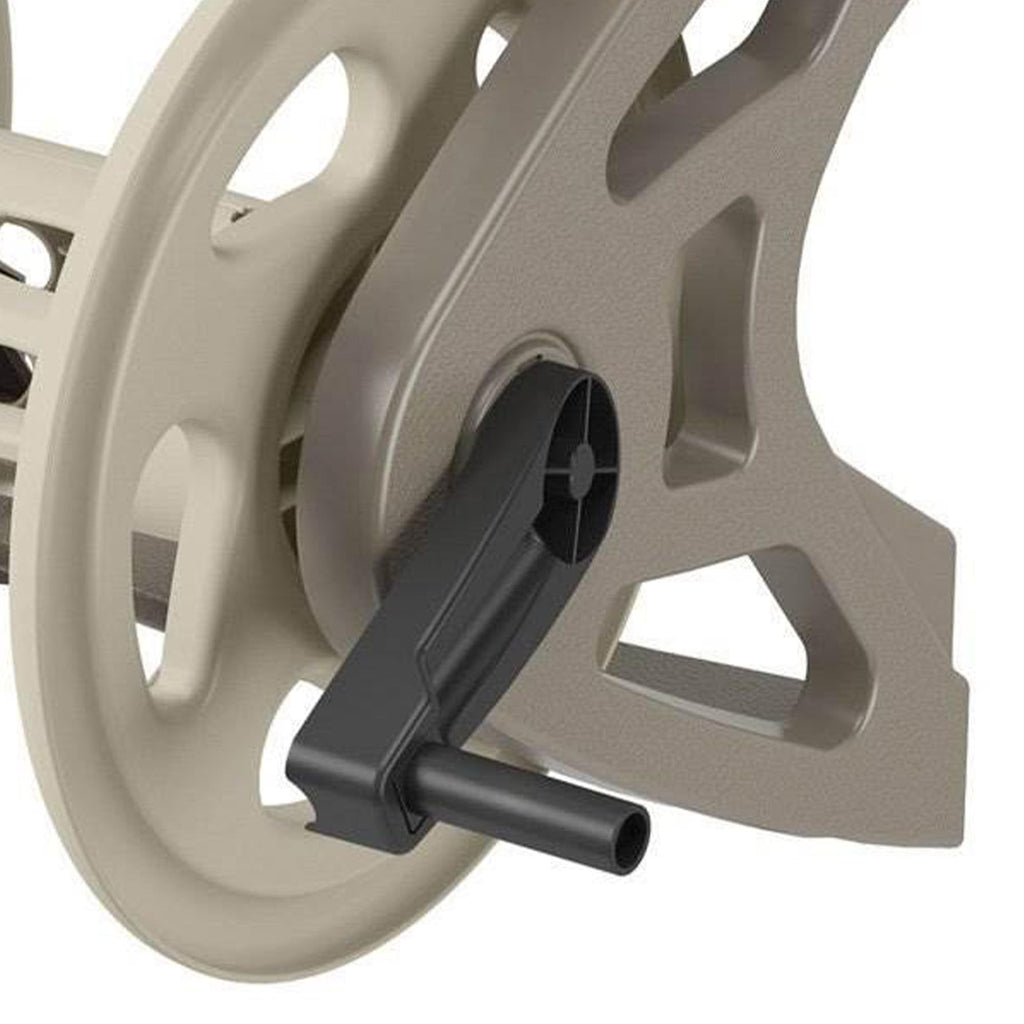 Hard Plastic Wall Mounted Retractable Garden Hose Reel with 200 Feet Hose Capacity W869